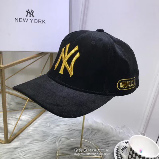 MLB 新款專櫃同步 NY與Gucci聯名棒球帽 6881908 LLWJ5799
